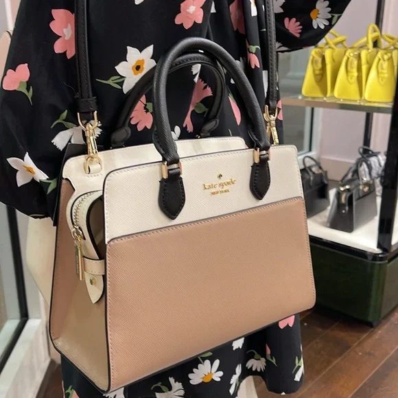 Kate Spade Madison Colorblock Saffiano Leather Small Satchel
Toasted Hazelnut - Picture 7 of 16